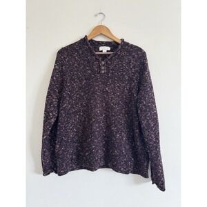 Vintage Christopher And Banks Sweater Cute Soft Neutral Warm Womens 1X Xl Purple